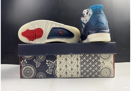 Rep EP Air 4 CW0898-400 Retro Jordan CW0898-400 Sashiko SE 0219